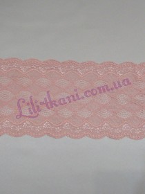 Мереживо еластичне персикового кольору